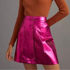 Metallic skirt from Antropologie